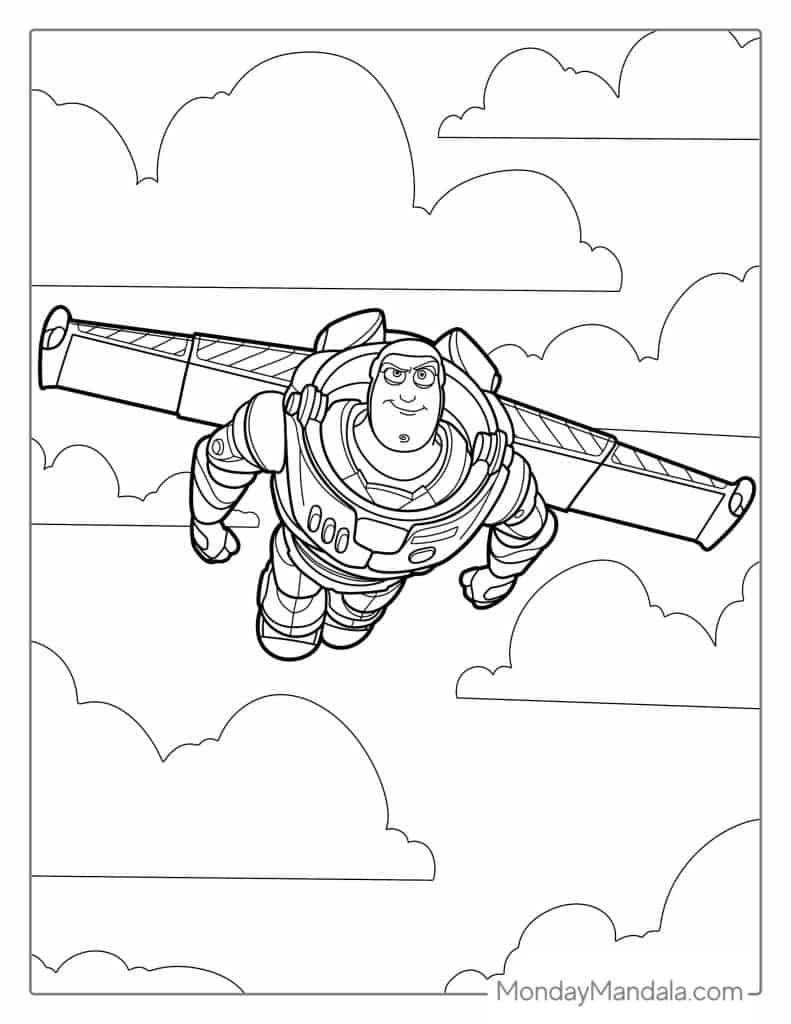 Toy story coloring pages free pdf printables