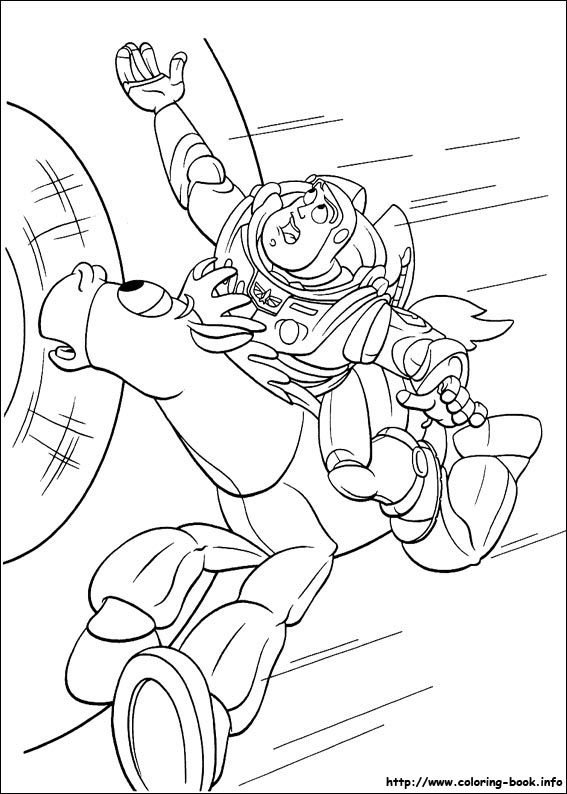 Toy story coloring picture