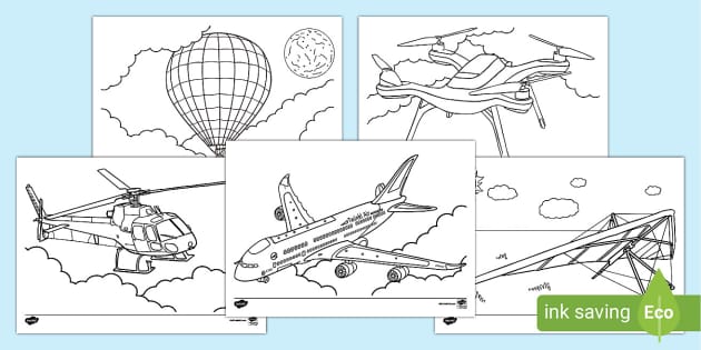 Flying machines louring pages teacher made