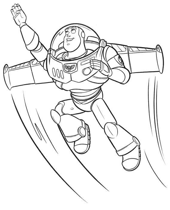 Buzz lightyear coloring pages printable for free download