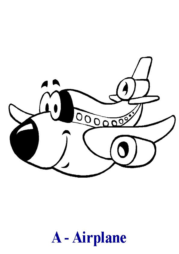 Colorful toy airplane for kids