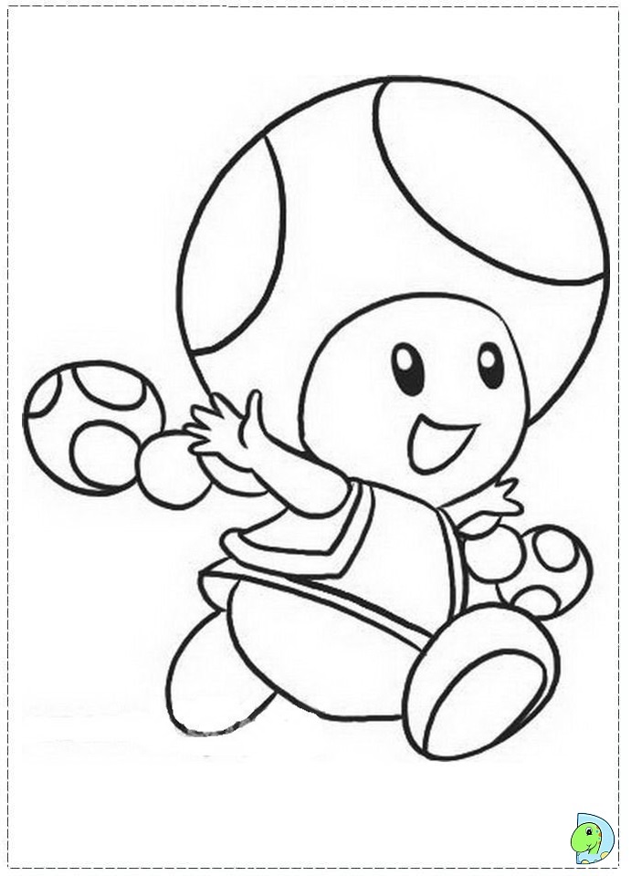 Super mario bros coloring page