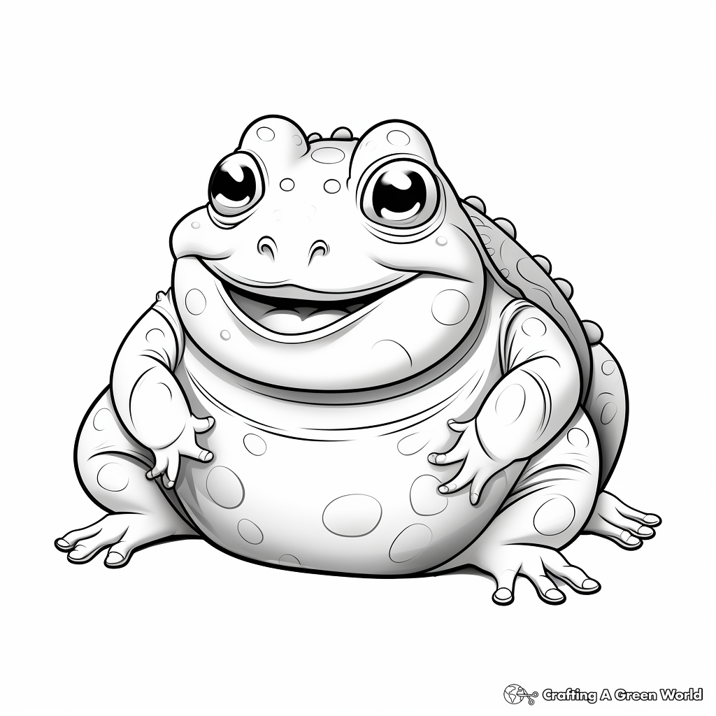 Toad coloring pages