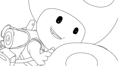 Super mario coloring pages to print for children
