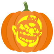 Toad from mario pumpkin stencil free printable papercraft templates