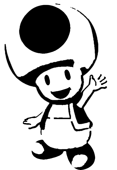 Toad stencil template stencil graffiti pumpkin carvings stencils pumpkin stencil
