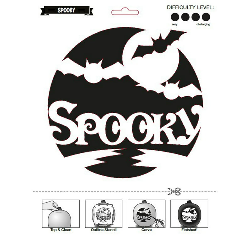 Halloween pumpkin carving stencil book in x in by way to celebrate