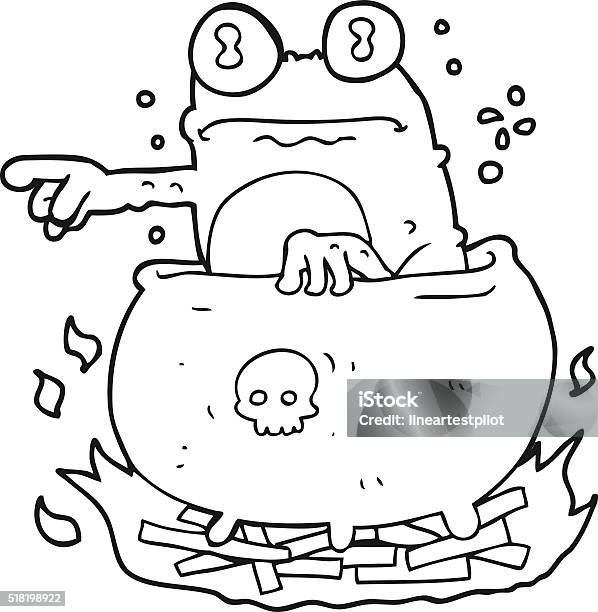 Halloween coloring pages for kids stock illustration