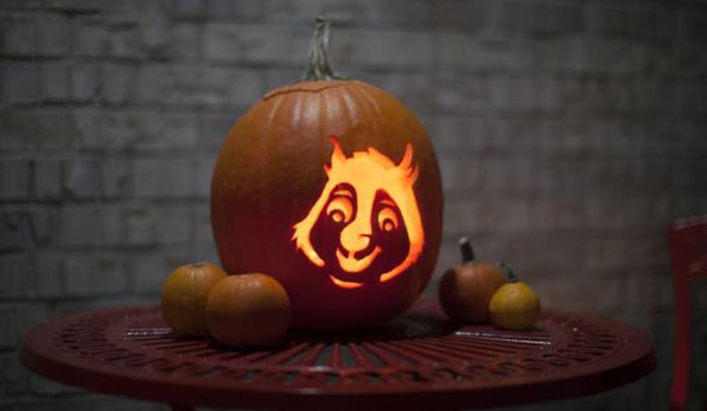 Wolf pumpkin patterns