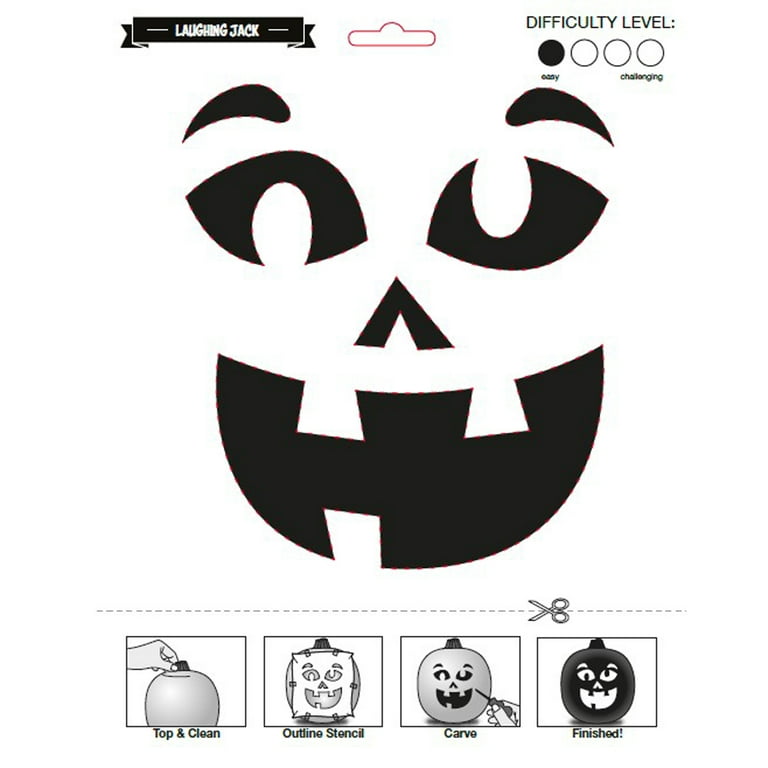 Halloween pumpkin carving stencil book in x in by way to celebrate
