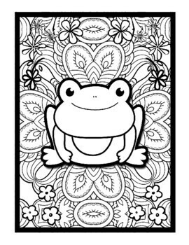 Toads mindfulness mandala coloring pages animals printable coloring sheets pdf