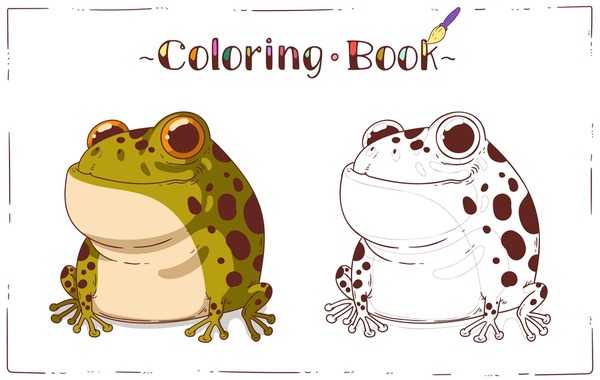 Thousand colourful toad royalty