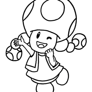 Toadette coloring pages printable for free download