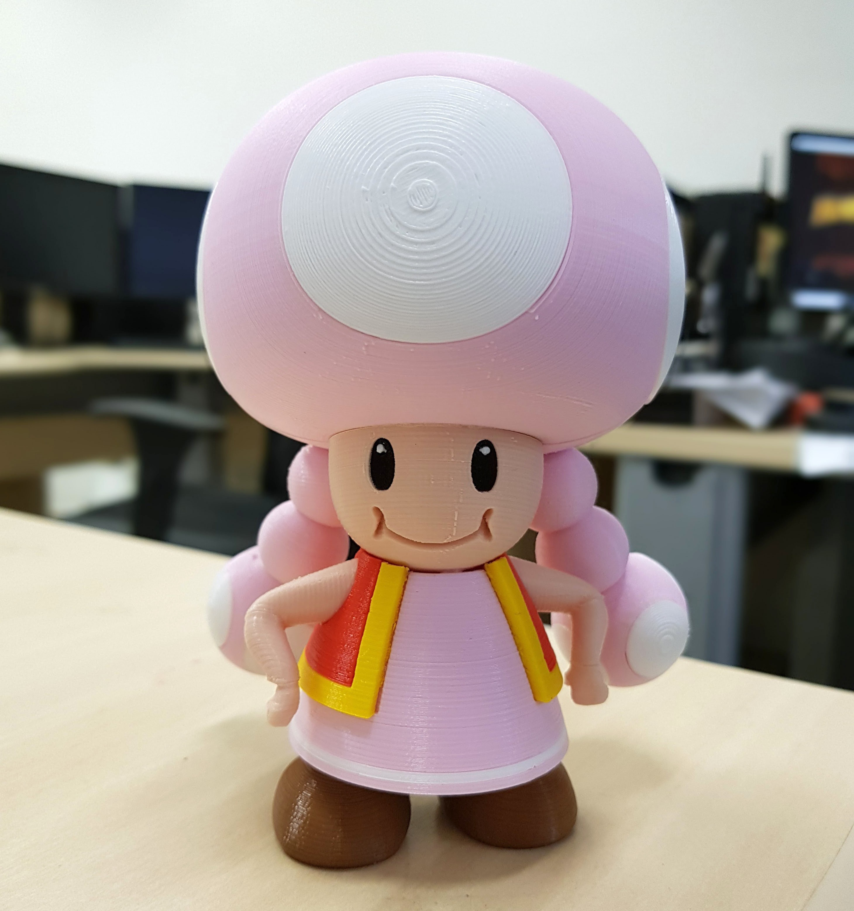 Free stl file toadette from mario games