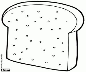 Free a sandwich bread slice for the breakfast coloring and printable page food coloring pages coloring pages hot chocolate drawing