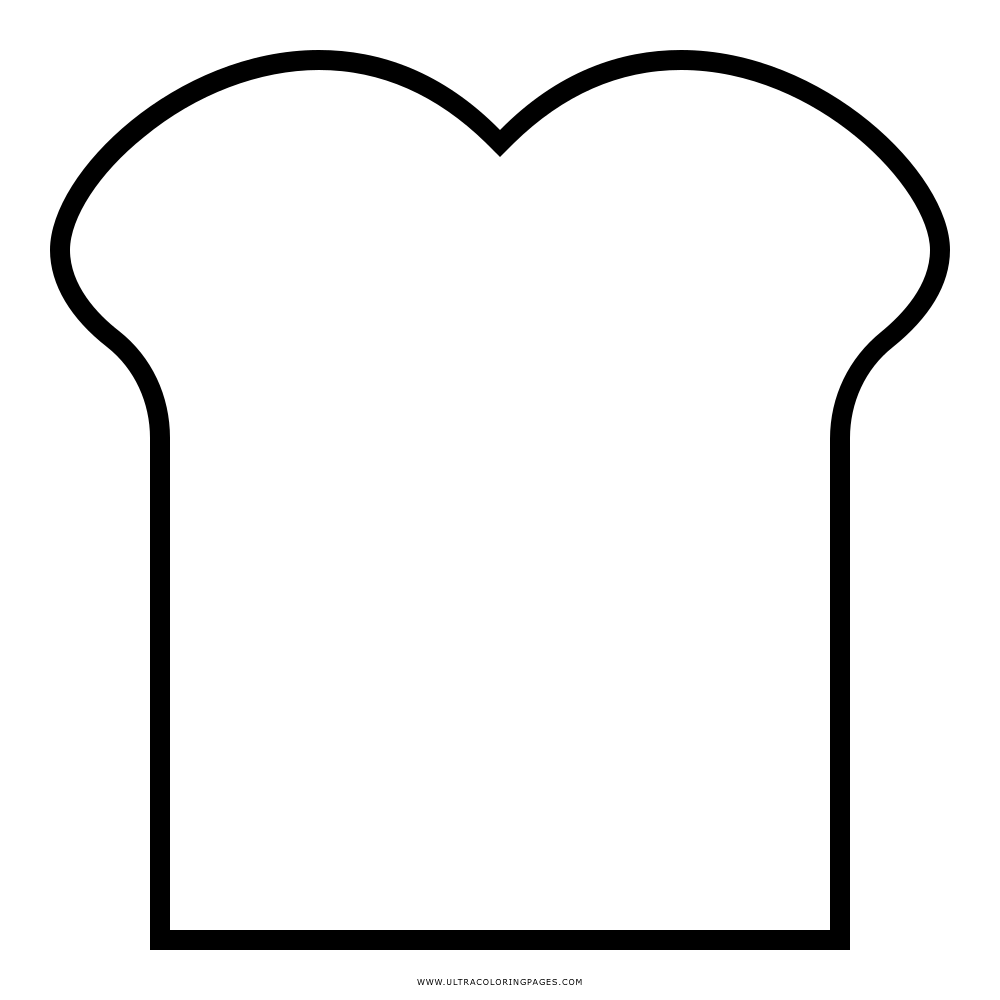 Toast coloring page