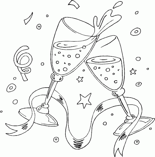 Champagne toast page