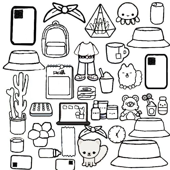 Toca boca colouring pages free to use paper dolls book colouring pages paper doll template