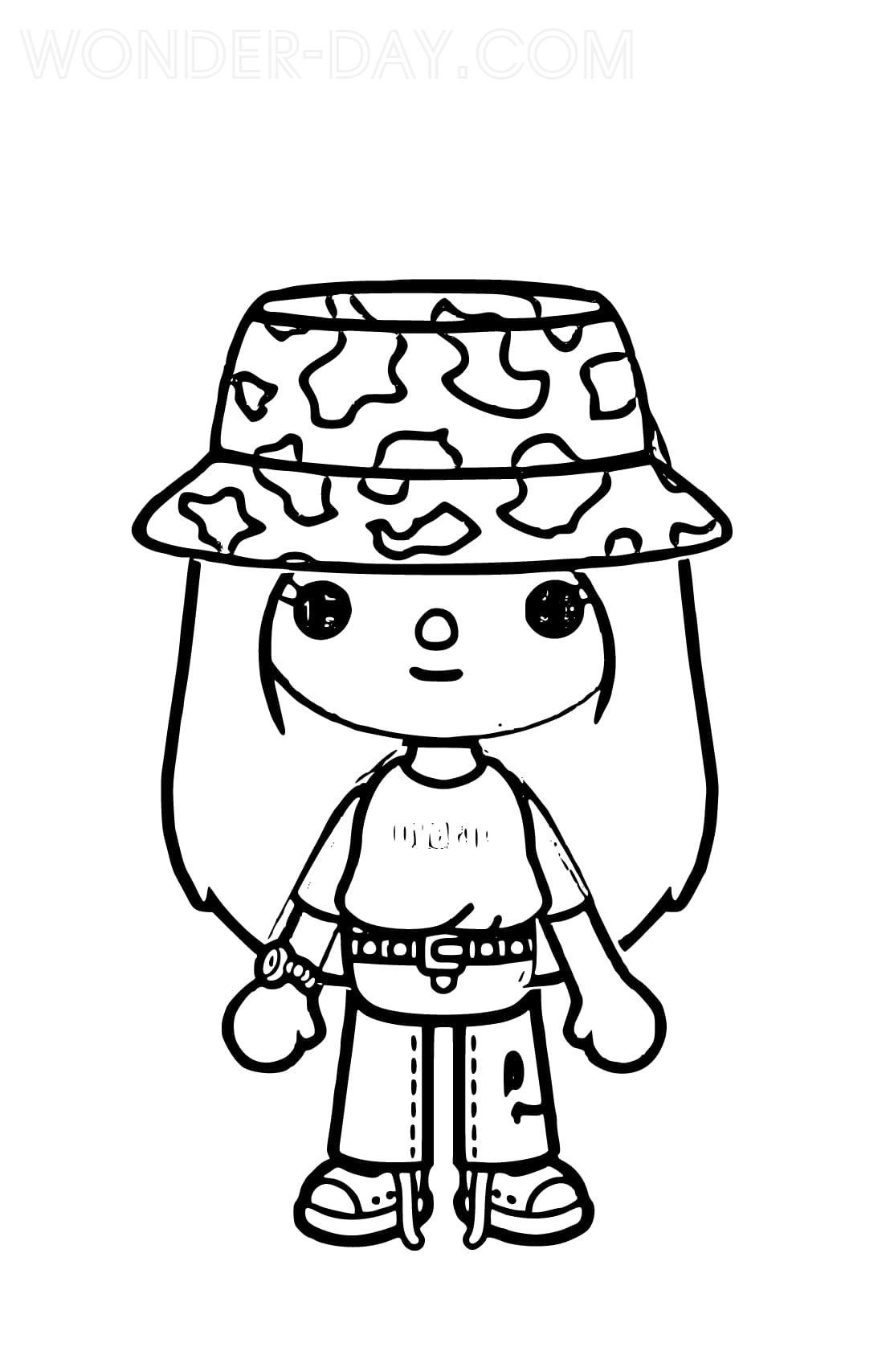 Toca boca coloring pages