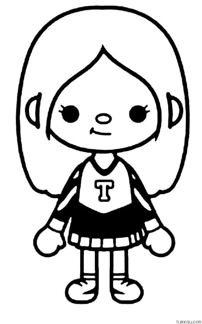 Toca boca coloring page for adults