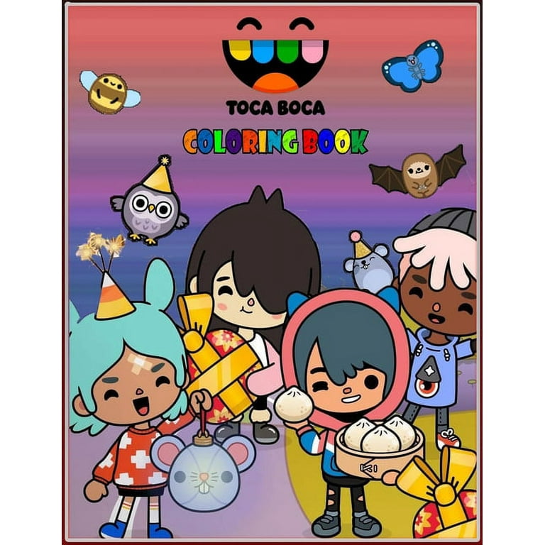 Toca boca coloring book a new great coloring book for those who love toca boca toca life and pets for kids high quality pages x size paperback