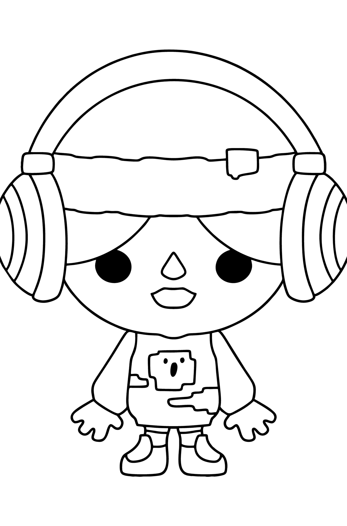 Toca boca baby boy coloring page coloring