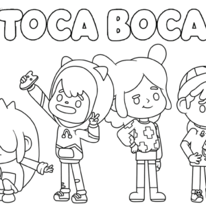 Toca boca coloring pages printable for free download