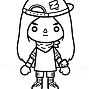 Toca boca coloring pages printable for free download