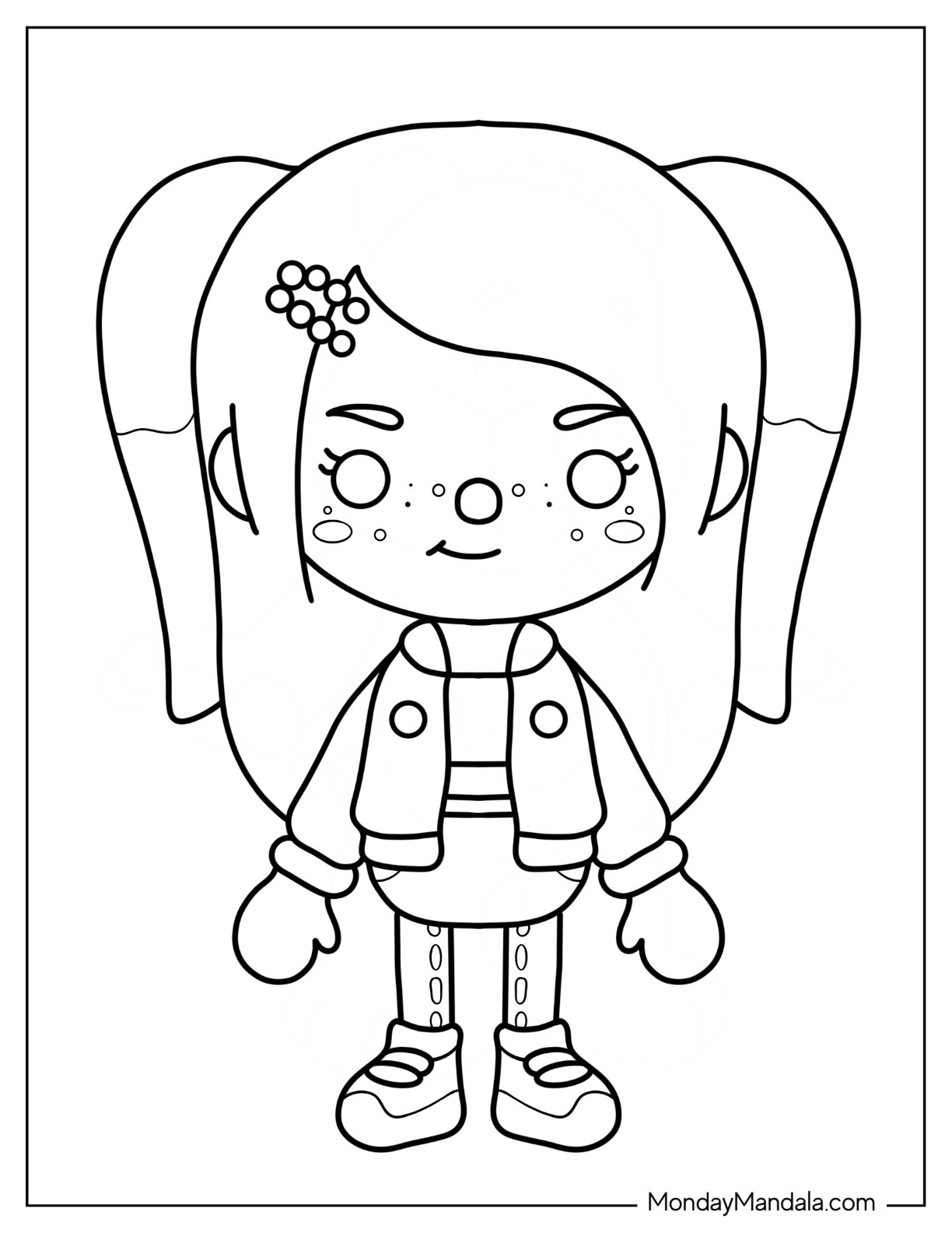 Toca boca coloring pages free pdf printables