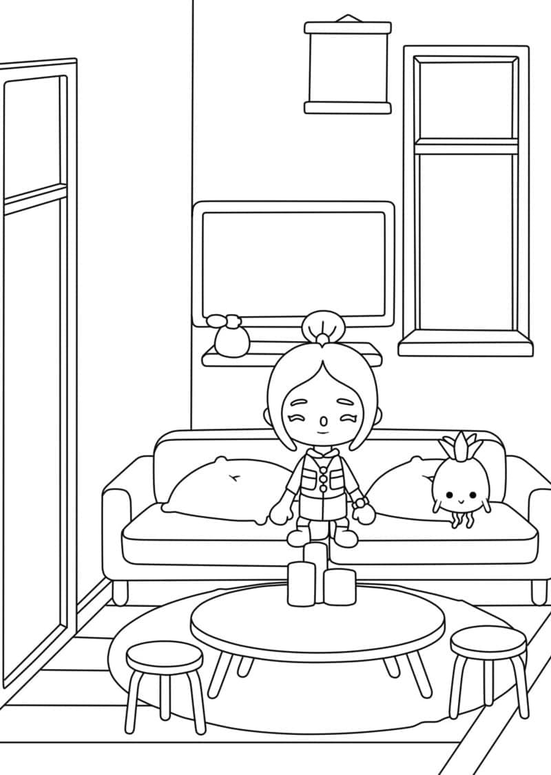 Toca boca coloring pages