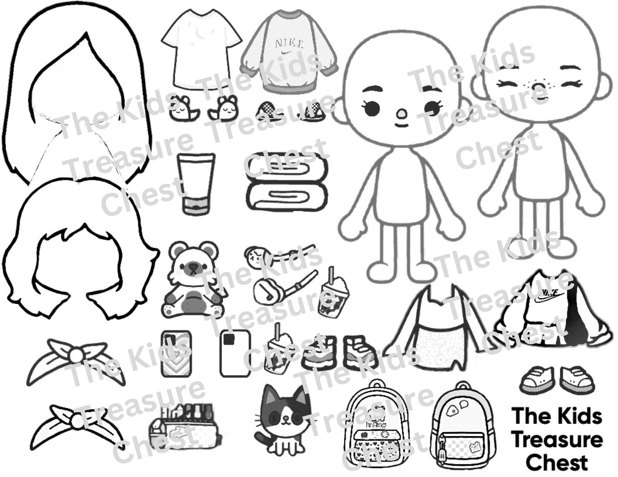 Printable toca boca