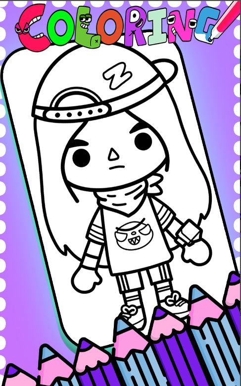 Toca boca mod coloring book android s apk download for free