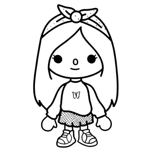 Toca boca coloring pages