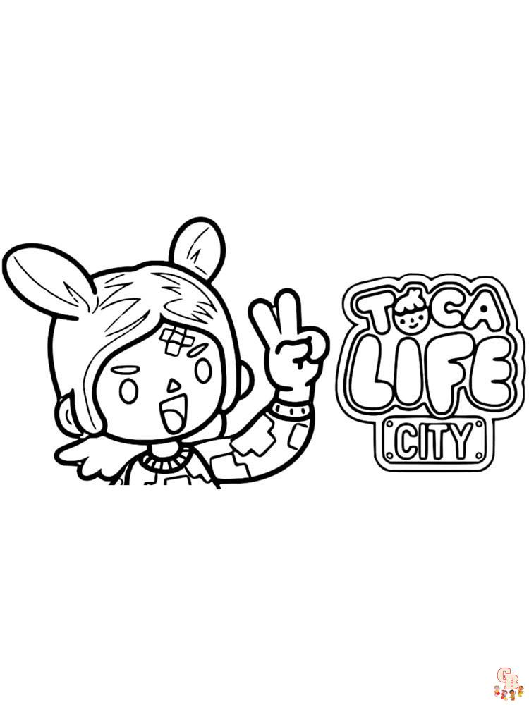 Free toca boca coloring pages for kids