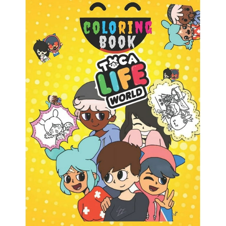 Toca life coloring book an interesting coloring book for kids to relax and relieve stress with many illustrations oftoca life paperback