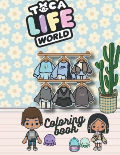 Buy toca life world coloring book premium toca boca coloring books for adults and kids german edition paperback â november online at denmark
