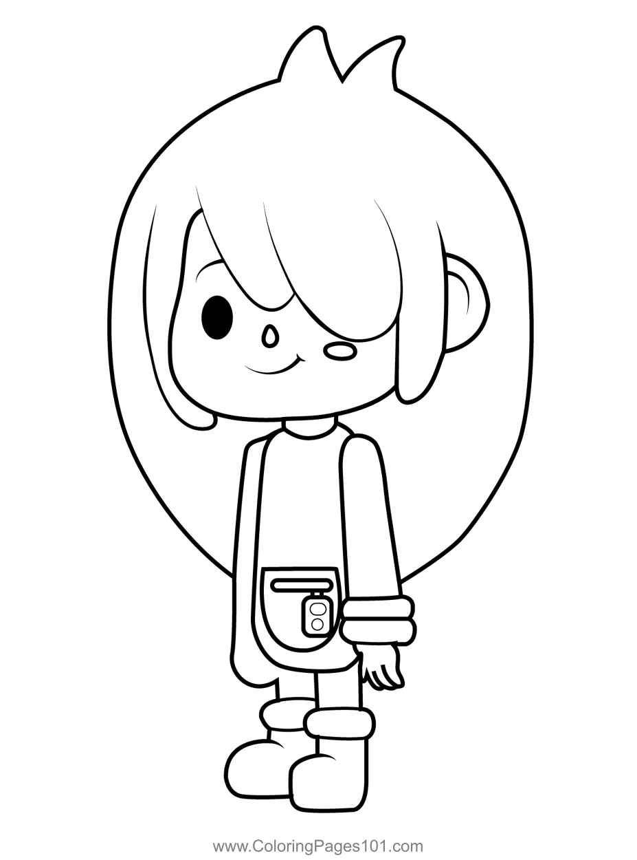 Nari toca life stories coloring page for kids