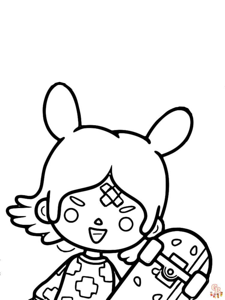 Free toca boca coloring pages for kids