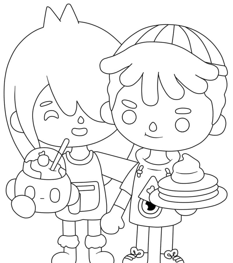 Toca boca coloring pages
