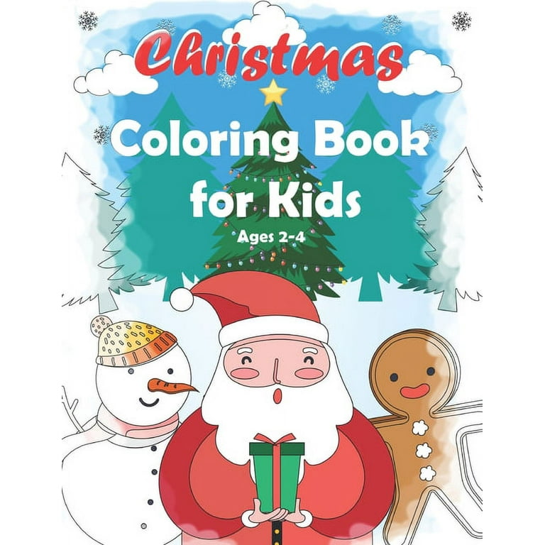 Christmas coloring book for kids ages