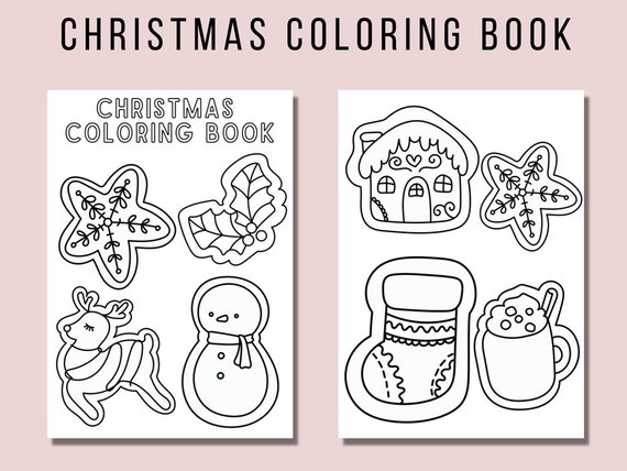 Christmas coloring book christmas coloring pages worksheets for children christmas coloring pages and activities