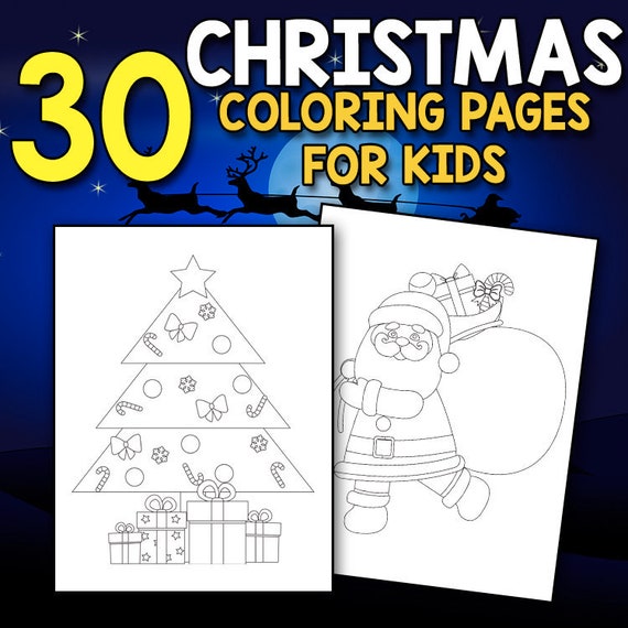 Best value christmas coloring pages for kids toddler