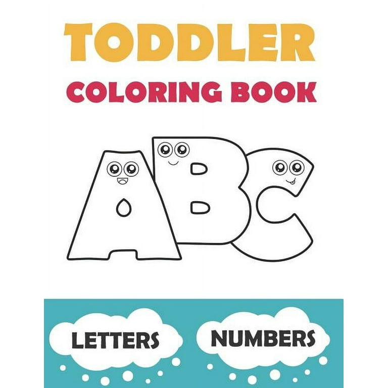 Toddler coloring book abc baby activity book for kids age