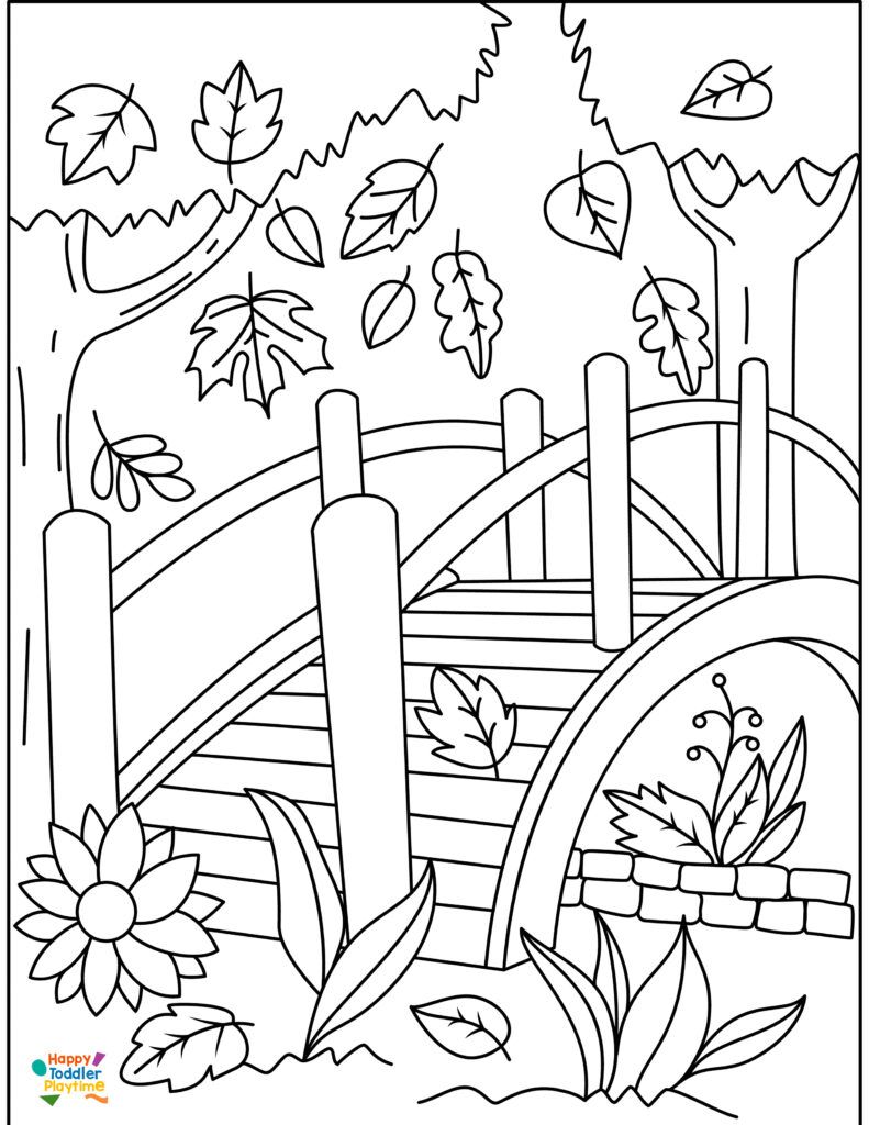Fantastic fall coloring pages for kids