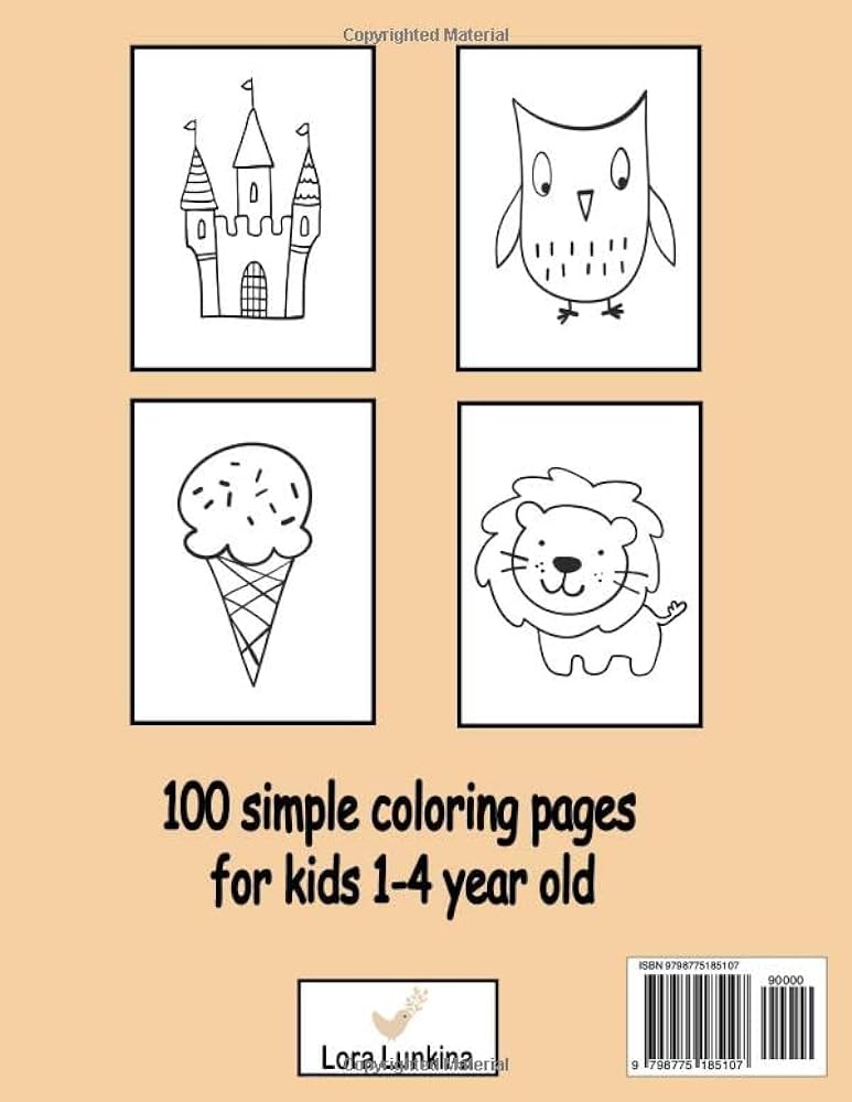 Toddler coloring book ages