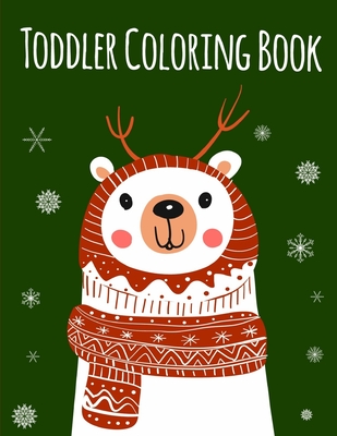 Toddler coloring book an adult coloring book with fun easy and relaxing coloring pages for animal lovers art for kids paperback square books