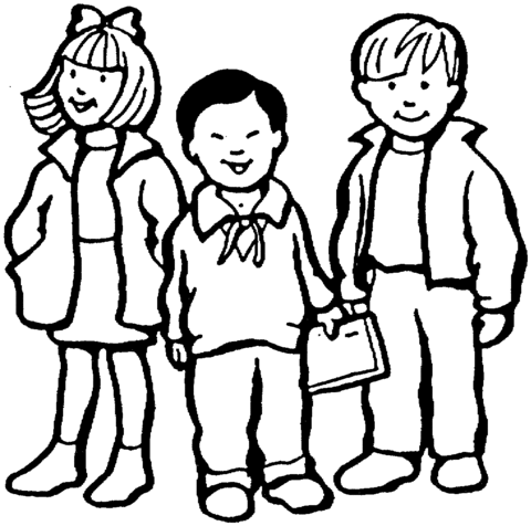 Children coloring page free printable coloring pages