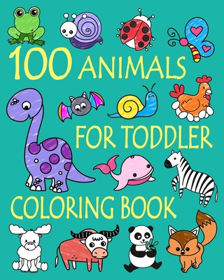 Animals for toddler coloring book easy and fun educational coloring pages of animals for little kids age