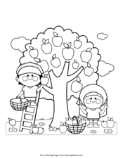Fall coloring pages â free printable pdf from