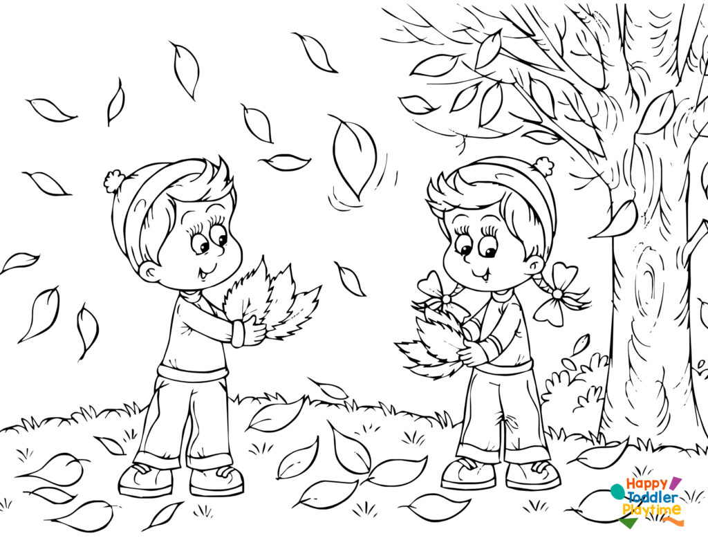 Fantastic fall coloring pages for kids